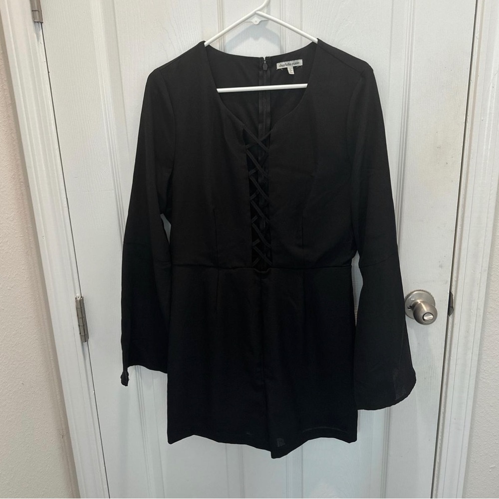 Charlotte Russe Black Romper
